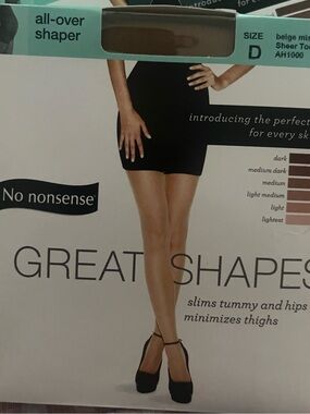 No Nonsense Women's All-Over Shaper — Black